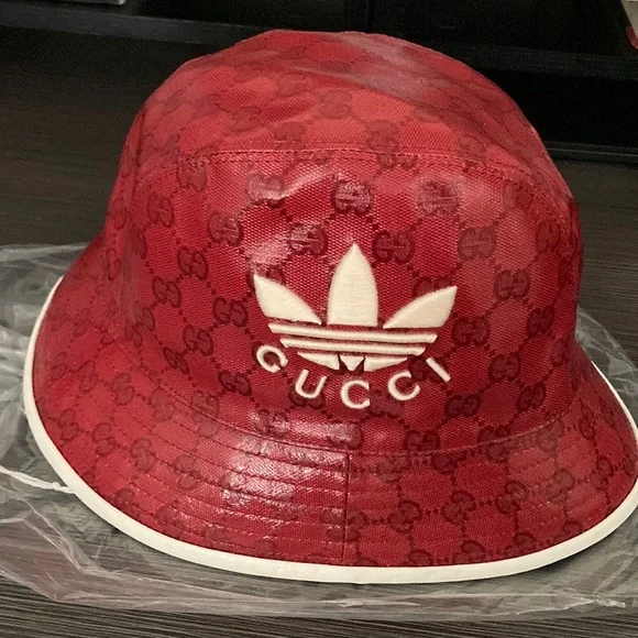 Gucci Adidas Limited Edition Bucket Hat - Picture 2 of 4